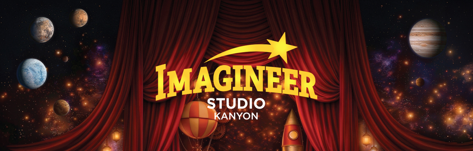 Imagineer Studio sahne ve oturma alanı